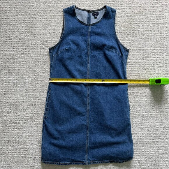 J. Crew Factory Blue Denim Dress - Picture 4 of 6